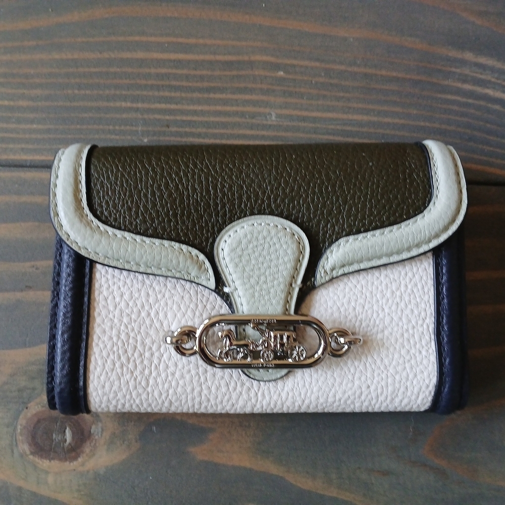 Coach Tricolor Leather Wallet